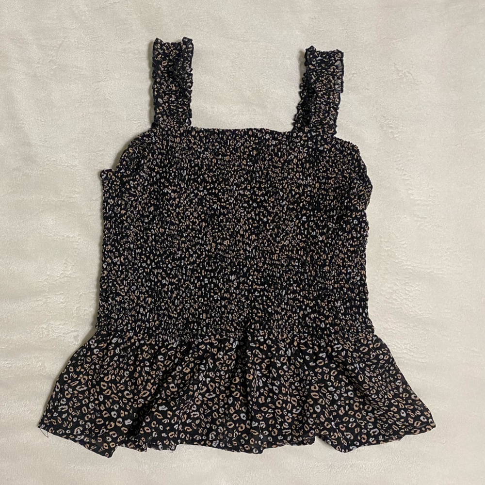 Cheetah Print Blouse